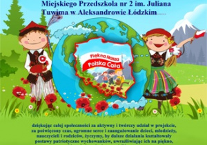 Certyfikat z Międzynarodowego Projektu ,,Piękna Nasza Polska Cała".